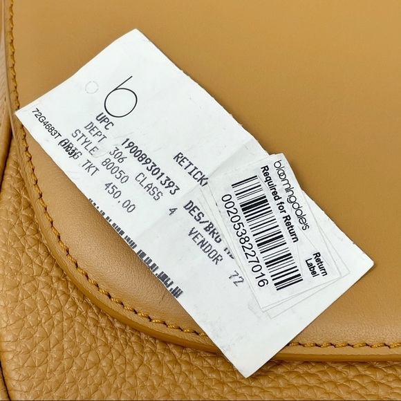 Karen Walker Calfskin Leather Arrow Shoulder Bag - Picture 9 of 9